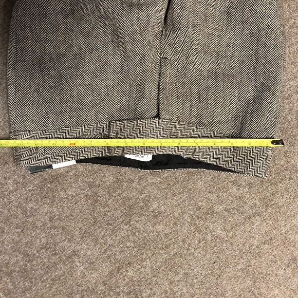 tweed cropped, cuffed pants - Picture 6 of 6